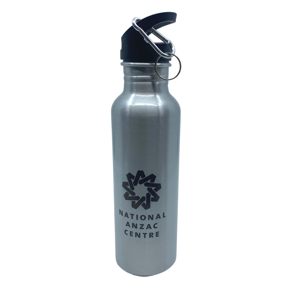 Water Bottle 750ml S/Steel National ANZAC Centre Logo The Forts Store