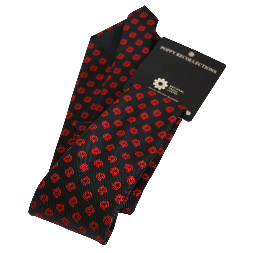 Poppy Recollections Tie