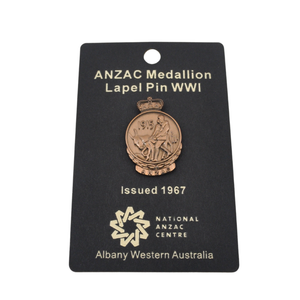 Anzac Medallion Lapel Pin
