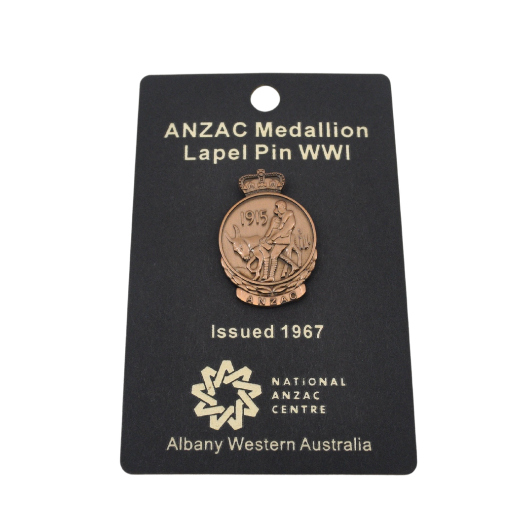 Anzac Medallion Lapel Pin
