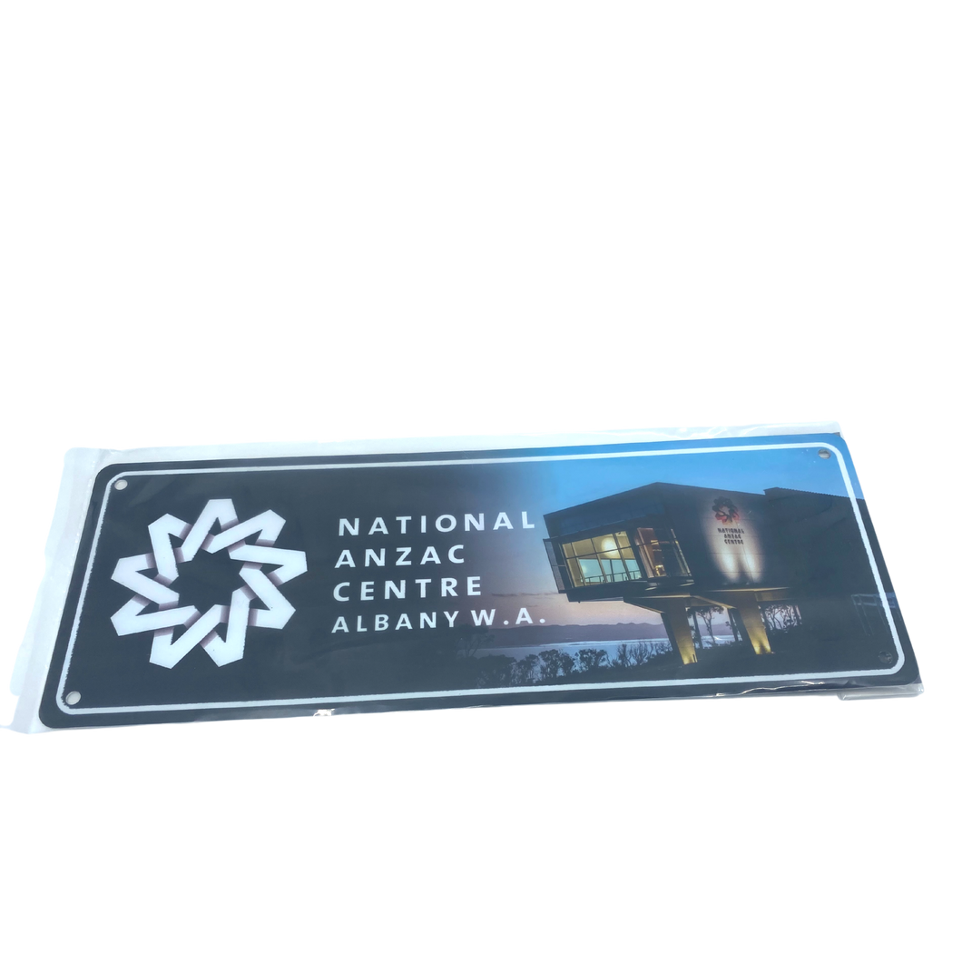 National Anzac Centre Numberplate