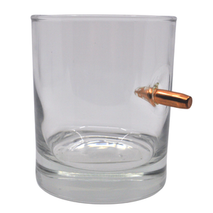 Whiskey Glass with bullet